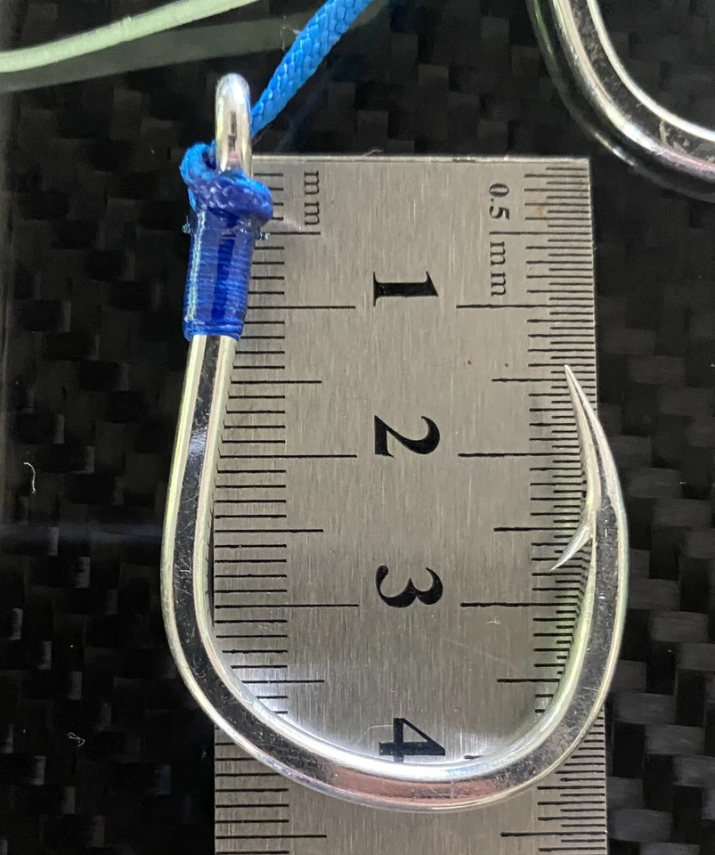 3X BKK Triple pandilla Lumo Assist Ganchos Octo Jig Repuesto Pargo Dhu Kingfish Foto 4 de 4