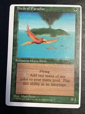 Birds of Paradise MTG Alternate Alt 4th Edition