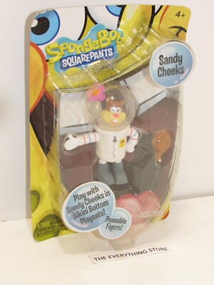 NICKELODEON JAKKS PACIFIC SPONGEBOB SQUAREPANTS SANDY CHEEKS FIGURE 2010
