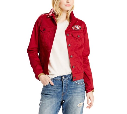 levi's 49ers denim jacket