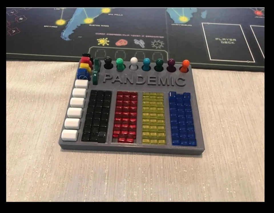 Pandemic Game Play Organizador / Juego de mesa / Juego / Game Night Foto 2 de 2