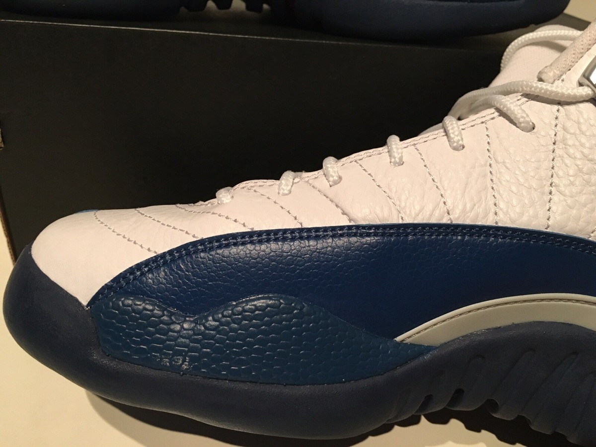 New Air Jordan 12 XII Retro BG White French Blue B-grade GS