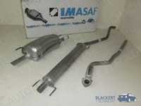Imasaf Auspuffset Ab Kat für Opel Astra G 1.8 16V Fliesheck Bj03-05|Flex+Msd+Esd