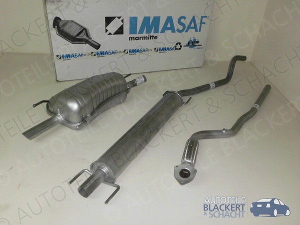 Imasaf Auspuffset Ab Kat für Opel Astra G 1.8 16V Fliesheck Bj03-05|Flex+Msd+Esd-image