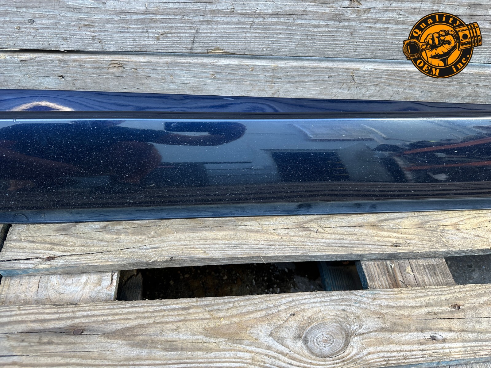 2003-2010 BENTLEY CONTINENTAL GT - LEFT SIDE SKIRT ROCKER MOLDING PANEL OEM 49k