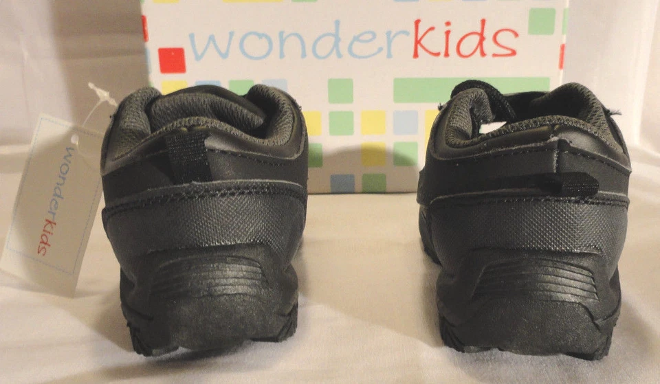 ZAPATOS DEPORTIVOS WONDER KIDS AXEL 2, NIÑOS PEQUEÑOS NEGROS TALLAS 9,10,11,12 ENVÍO GRATUITO Foto 4 de 4