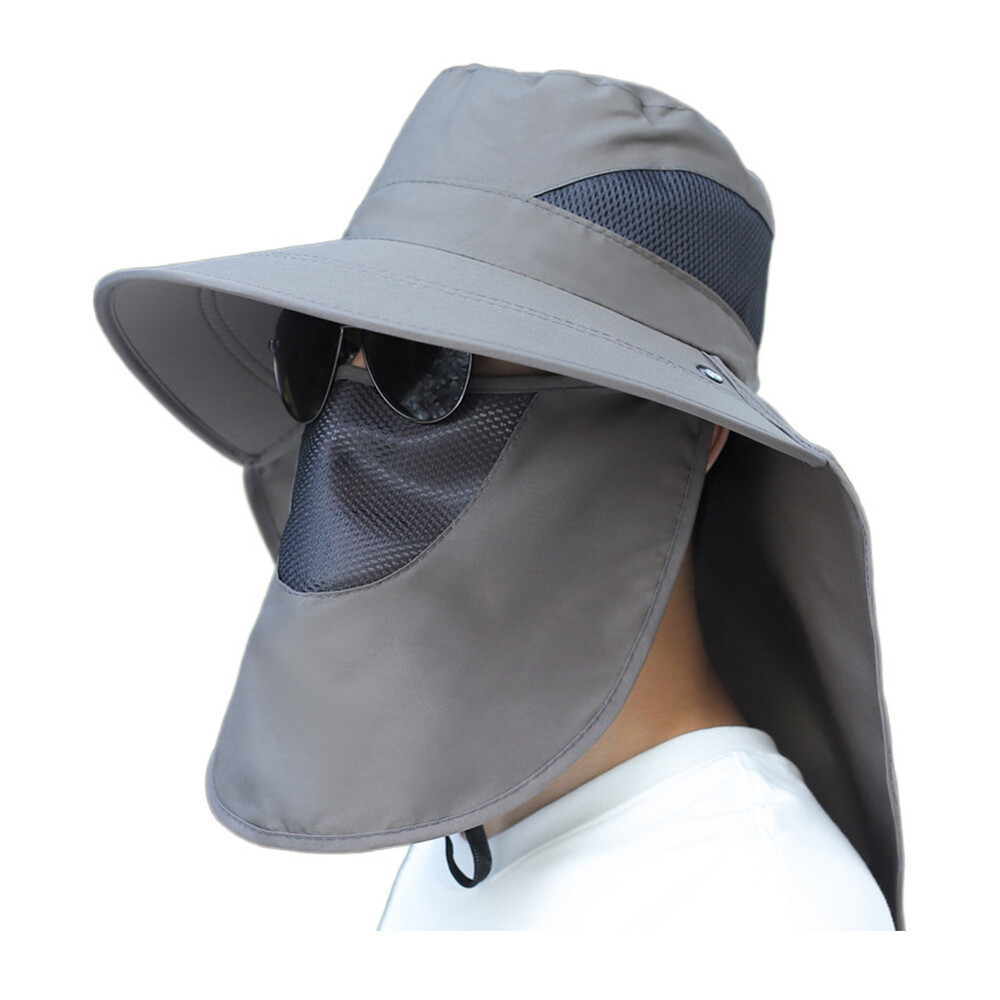 APL Cappello da Pescatore Con Visiera Maschera Protettiva UV Cappello da Pesca Rimovibile Con Bre
