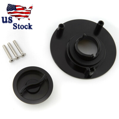 GSページ CNC Fuel Gas Cap For Kawasaki ZX6R 00-09 / ZX6RR 03-06/ ZX9R