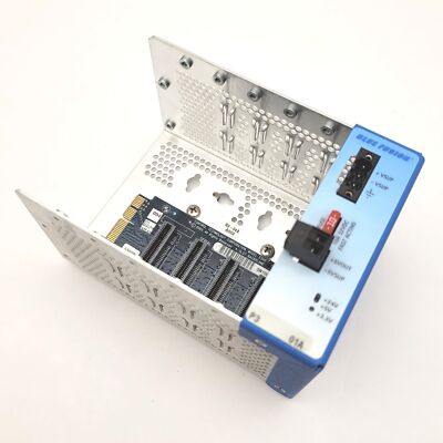 Control Technology Corp P3-01A Power Supply With R3-04A 4-Slot Rack 18-32VDC