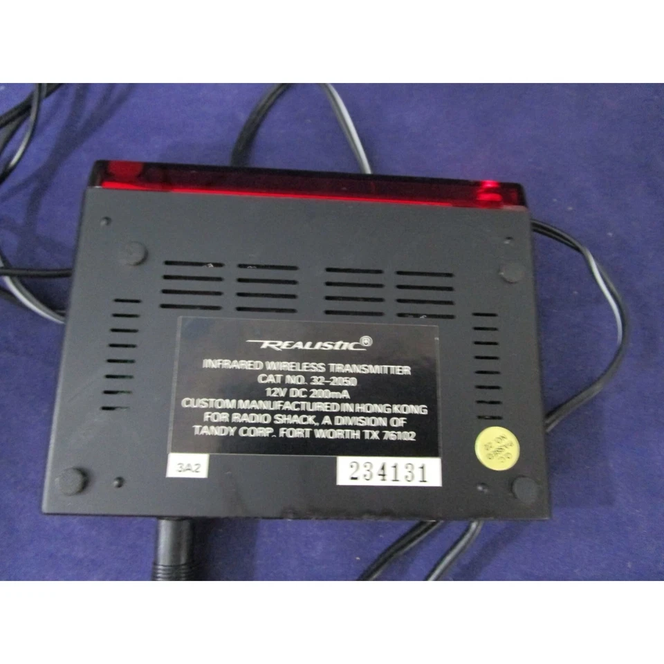 Vintage Realistic Infrared Wireless Transmitter Receiver Headset Untested - Image 3 of 4