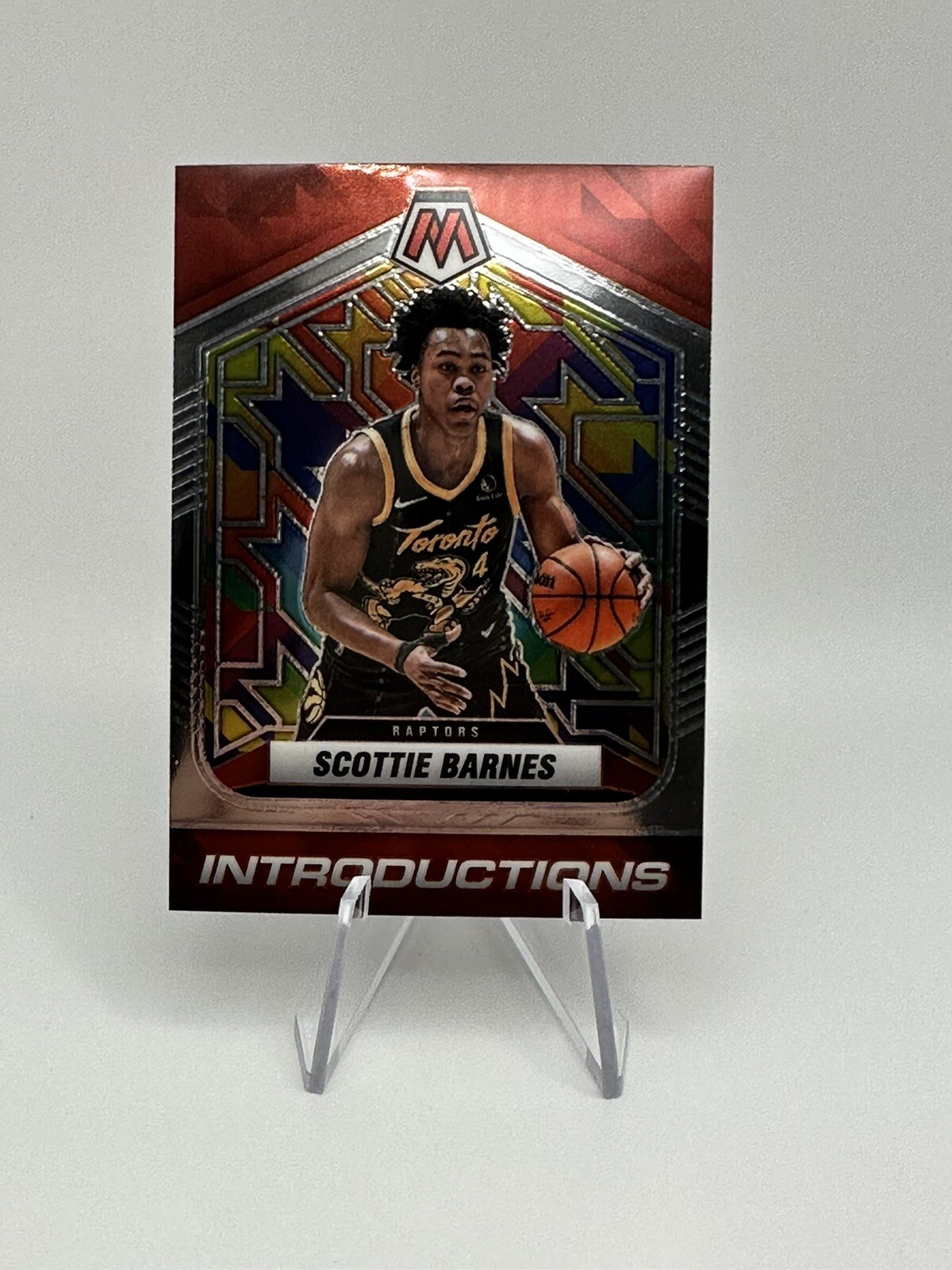2021-22 Panini Mosaic SCOTTIE BARNES Raptors INTRODUCTIONS SP INSERT ROOKIE RC