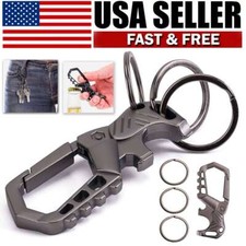 Heavy duty metal keychains, Carabiner clip Car key chains Fashion bottle opener