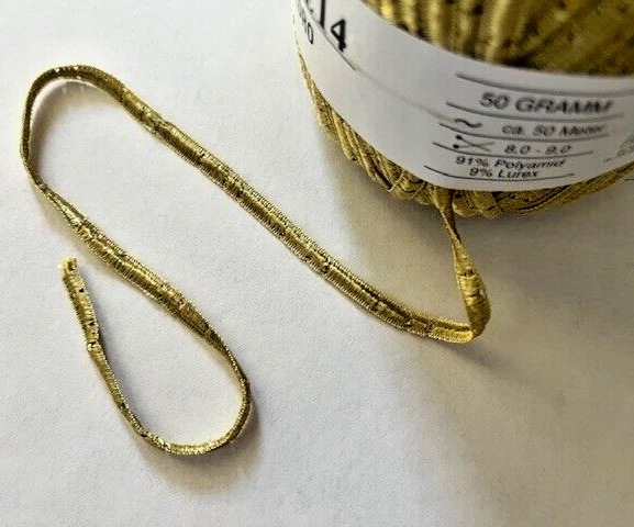 Linea ONLINE "Cedro" - Bolas individuais de fita estreita - Ouro brilhante - Imagem 2 de 2