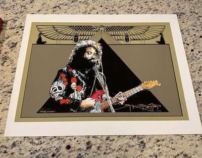 SIGNED By STANLEY MOUSE 'JERRY BONES' HAND COLORED PROOF  17x22