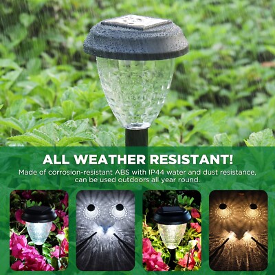 Bright Solar Outdoor Lights 6000K IP65 Waterproof LED Solar Pathway - View #7