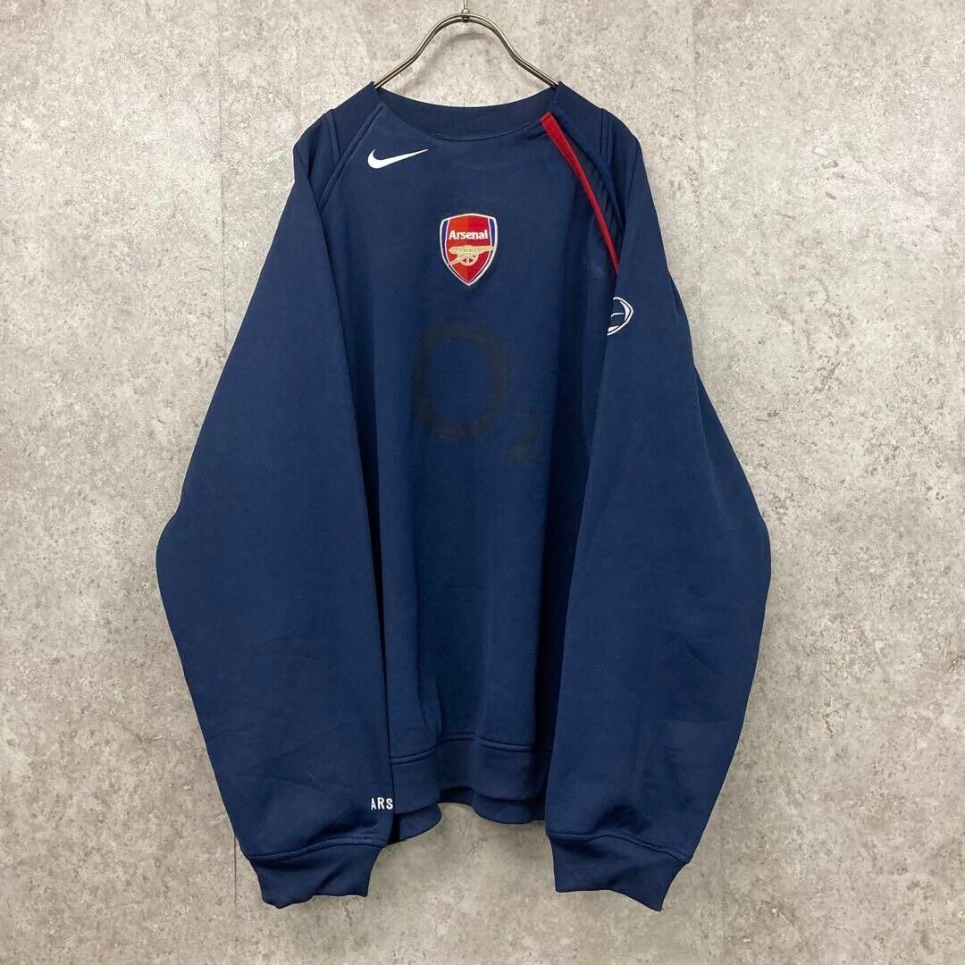 Nike Arsenal O2 Embroidered Sweatshirt Jersey size 2XL Navy Nike Arsenal O2 Embroidered Sweatshirt Jersey size 2XL Navy