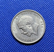 1919 Halfcrown George V British Silver Coin