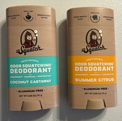 Dr. Squatch Coconut Castaway / Summer Citrus (1 of each) *NEW*