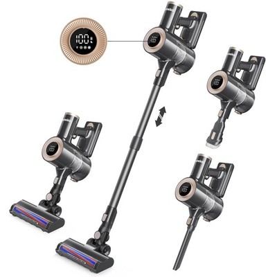 Homeika Cordless Vacuum Cleaner, 28Kpa Powerful Suction with LED Display, 8 in 1