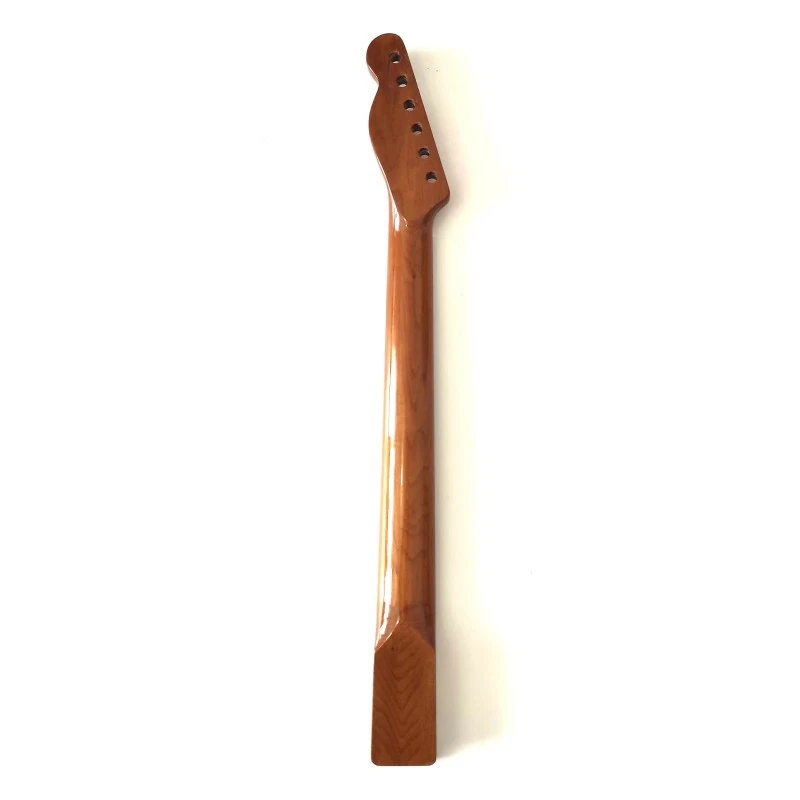 ADPGUITARPARTS Hals Klarlack Glanz 22 Bünde, Aus Ahorn Roasted Schlüssel Rosenholz für Telecas