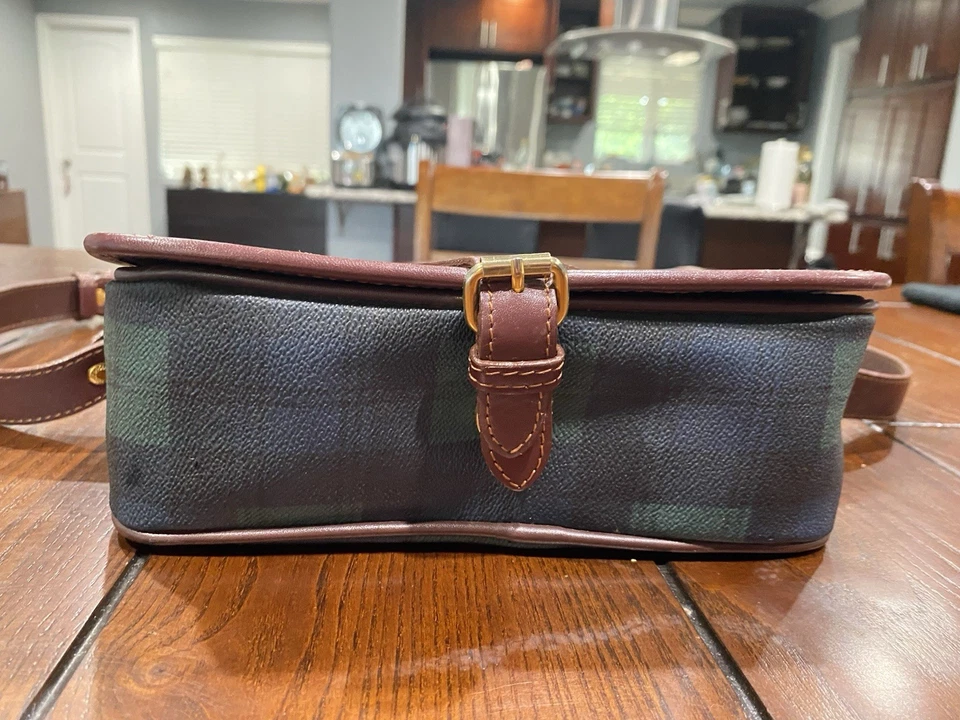 Vintage Santa Monica Polo Tartan Crossbody Bag - Image 3 of 4