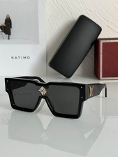 Louis Vuitton Black Oversized Square Women's Designer Sunglasses Tinted Lenses
