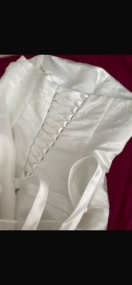 Brautkleid Gr. 16 ivory Spitze Viva Bride, Maße prüfen, P