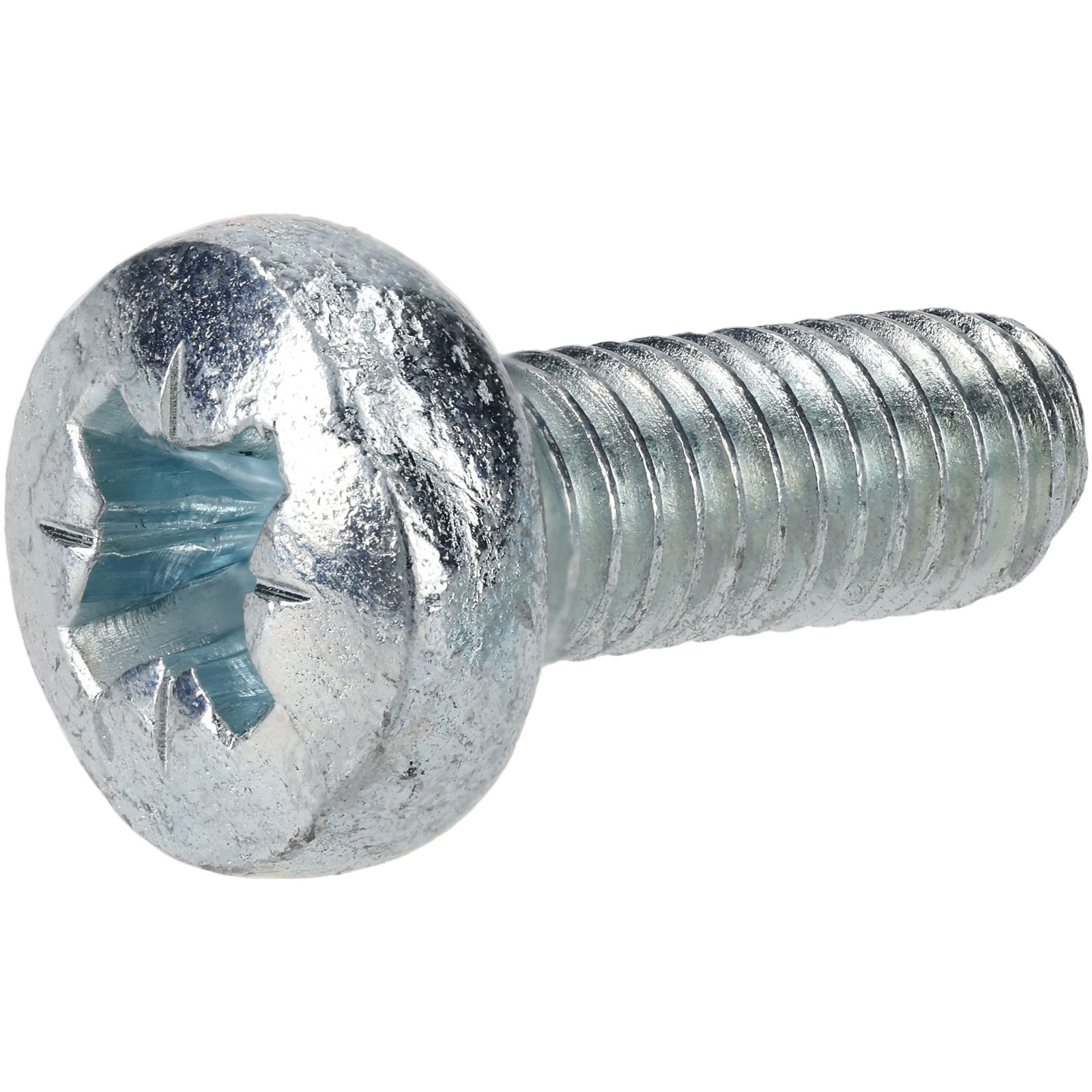R-TECH Pozi Pan Head Machine Screws BZP M6 16mm - Pack of 100