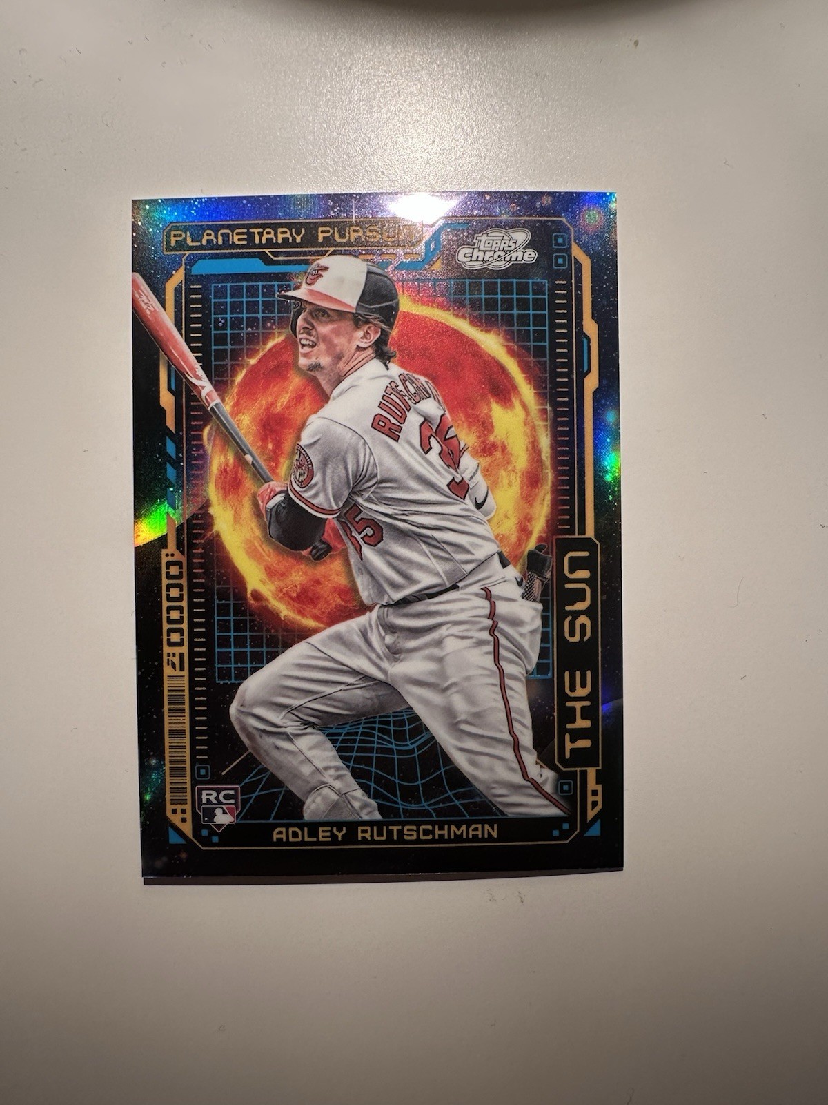2023 Topps Chrome Cosmic Adley Rutschman Planetary Pursuit The Sun Rc
