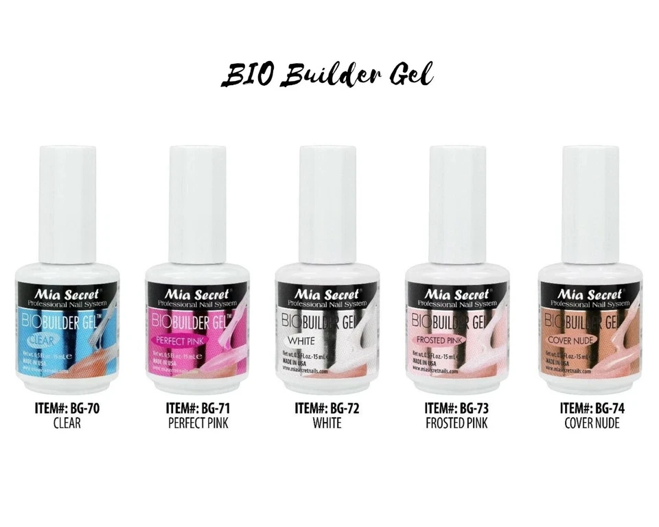 Mia Secret - Bio Builder Gel 0.5 oz *Choose One*