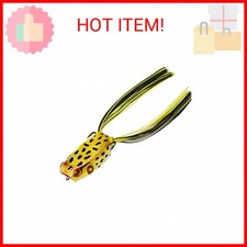 Booyah Pad Crasher Topwater Bass Fishing Hollow Body Frog Lure with Weedless Hoo
