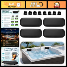 4 Pack Hot Tub Headrest Pillows, 2 Pin Design, Compatible with 2009 Models, Eas