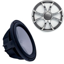 Wet Sounds Revo 10" Sub Grill-Black Sub and Gunmetal Stainless Steel Grill 4 Ohm