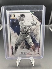 2025 Panini Impeccable Lou Gehrig #12 Silver 25/25 BOOKEND NY YANKEES 🔥🔥🔥