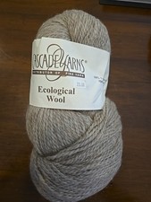 Cascade Ecological BULKY Peruvian Wool Yarn GreyBrown 8061 New 250g/478yd