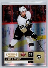 Kristopher Letang 58 2011-12 Contenders #/100 Gold Pittsburgh Penguins Card
