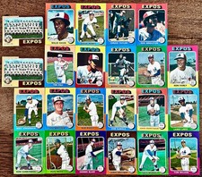 1975 Topps Montreal Expos, Dennis Blair Larry Bittner Dale Murray Tom Walker —23