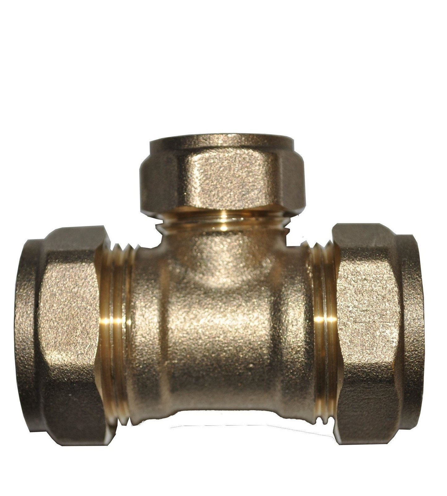 22mm x 22mm x 15mm Compression Reducing Tee - FREE Next-Day Delivery