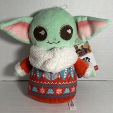 Star Wars Grogu Mandalorian Holiday Baby Yoda Christmas Sweater NWT