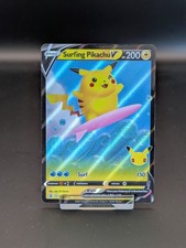 Pokemon Card Surfing Pikachu V 008/025 Celebrations NM/M