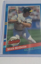 Donruss 1991 Mark McGwire Home Run Milestone #BC-9 Athletics MLB Baseball Card