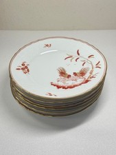Richard Ginori Siena Rust Red Cock ROOSTER Dish Plate 19.5cm 6 Set