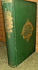 Antique 1876 Book: Around the World: or, Travels in Polynesia, China, India...