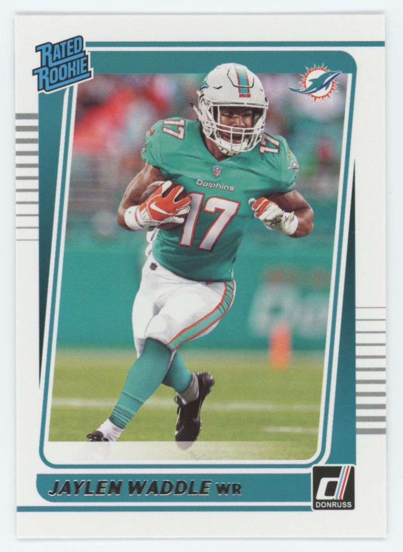 2021 Donruss Jaylen Waddle Rookie Miami Dolphins #263