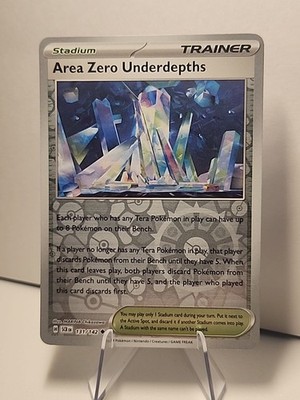 Area Zero Underdepths 131/142 Sv07: Stellar Crown Reverse Holo Pokémon TCG NM
