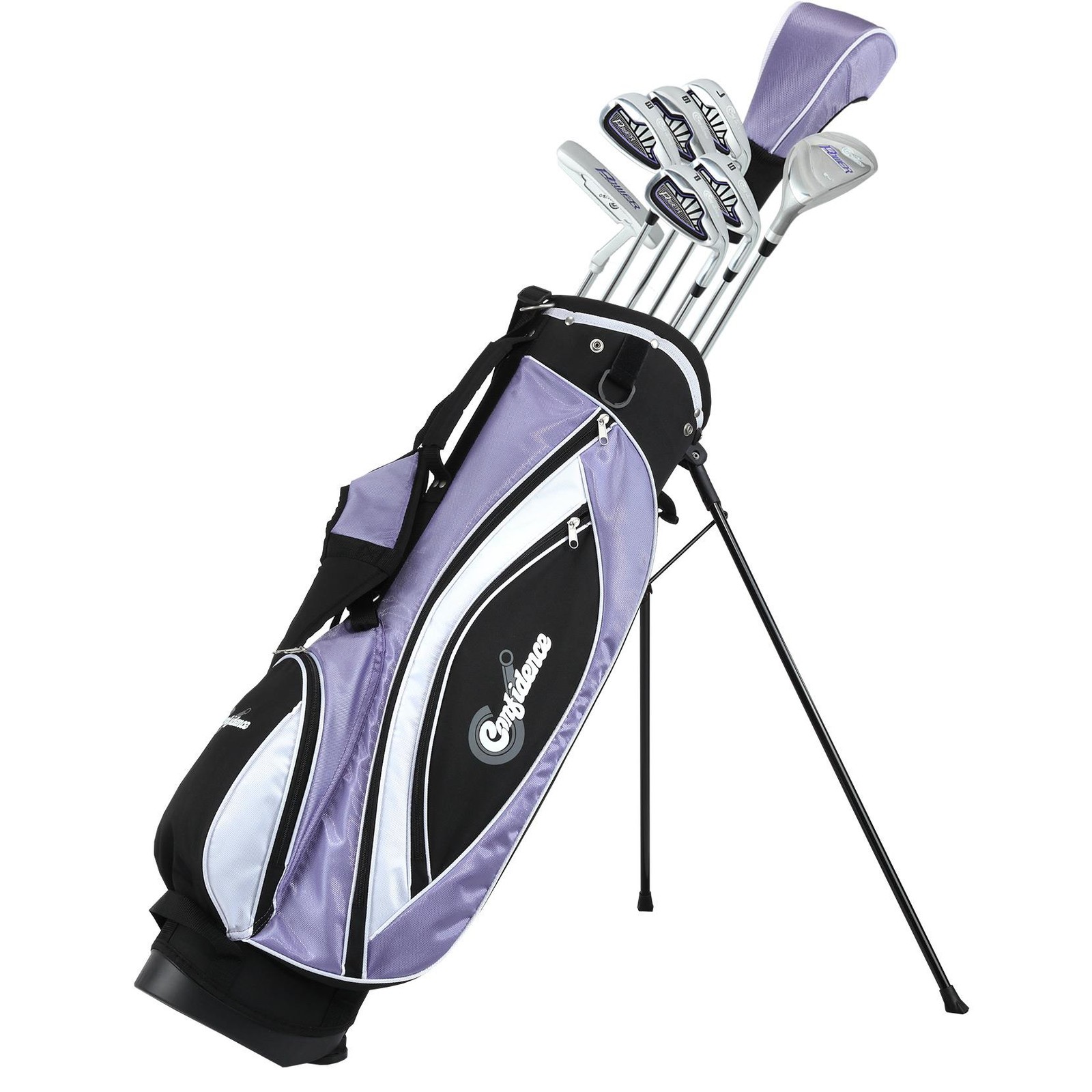 CONFIDENCE POWER III GOLF CLUBS SET BAG NEW LADIES RIGHT HAND