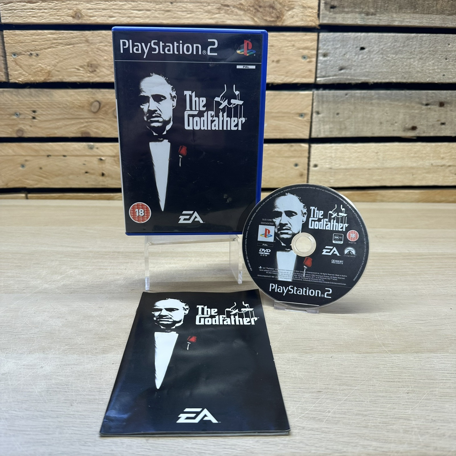 PS2 The Godfather Complete PAL Playstation 2 **DISC CLEANED**