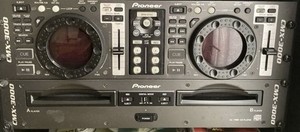 pioneer cmx-3000 professional dual dj twin cd player rack mount