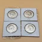 1964-D Kennedy Half Dollar Uncirculated Silver Coins Lot of 4 Denver Mint