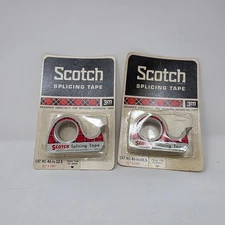 2x Vintage 3M Scotch Splicing Tape Reel-to-Reel